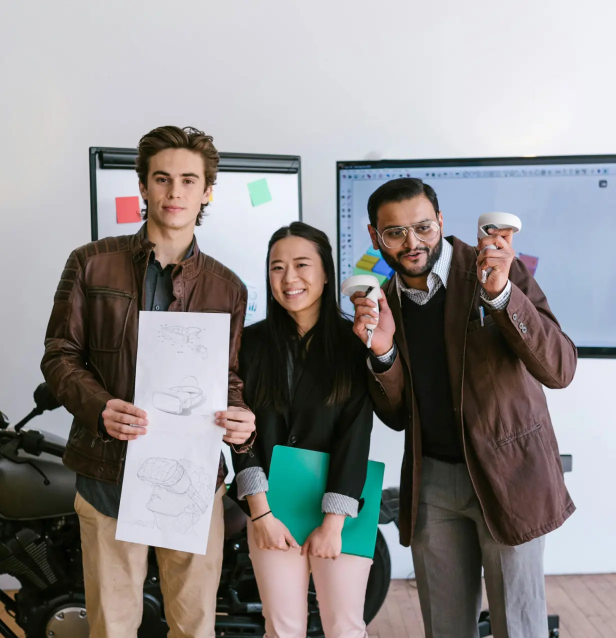 A founder running an experiment in the Greentown prototyping lab